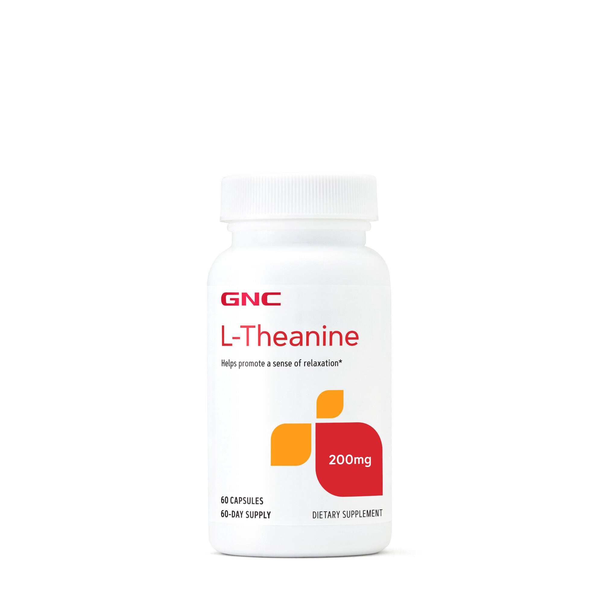 L-Theanine 200mg - 60 Capsules (60 Servings)  | GNC